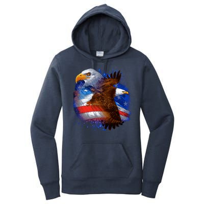 American Pride Soaring Eagle USA Women's Pullover Hoodie