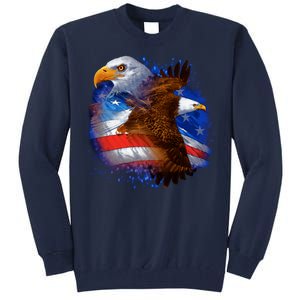 American Pride Soaring Eagle USA Tall Sweatshirt