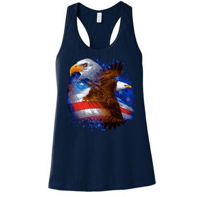 American Pride Soaring Eagle USA Women's Racerback Tank