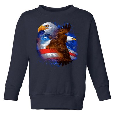 American Pride Soaring Eagle USA Toddler Sweatshirt