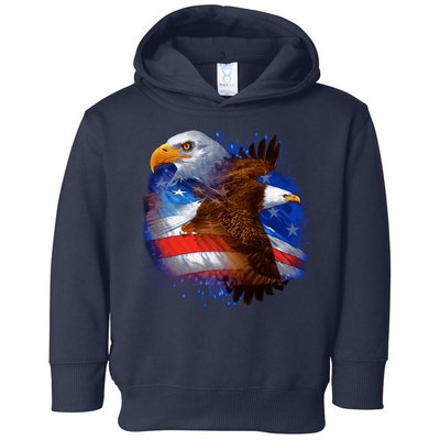 American Pride Soaring Eagle USA Toddler Hoodie