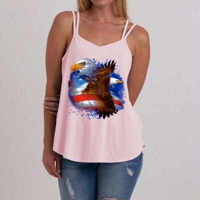 American Pride Soaring Eagle USA Women's Strappy Tank