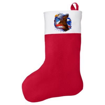 American Pride Soaring Eagle USA Felt Holiday Christmas Stocking