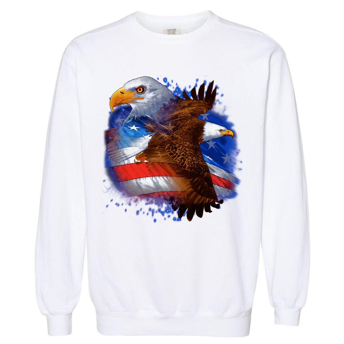 American Pride Soaring Eagle USA Garment-Dyed Sweatshirt