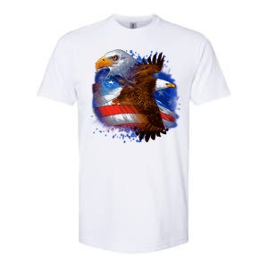 American Pride Soaring Eagle USA Softstyle CVC T-Shirt