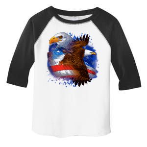 American Pride Soaring Eagle USA Toddler Fine Jersey T-Shirt