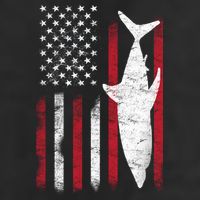 American Shark Flag Cool Comfort Performance Bucket Hat