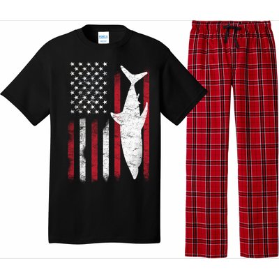 American Shark Flag Pajama Set