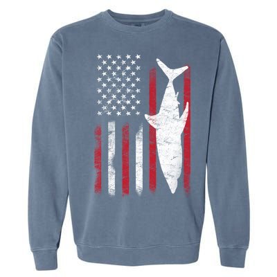 American Shark Flag Garment-Dyed Sweatshirt