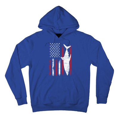 American Shark Flag Hoodie