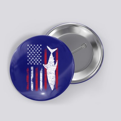 American Shark Flag Button