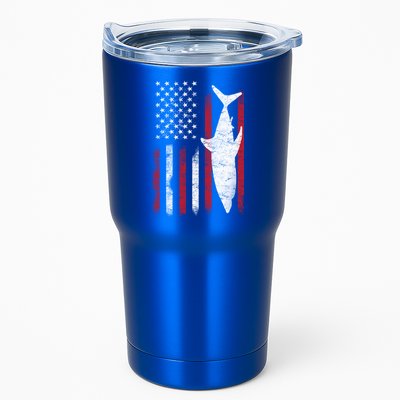 American Shark Flag Tumbler