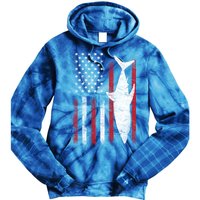 American Shark Flag Tie Dye Hoodie