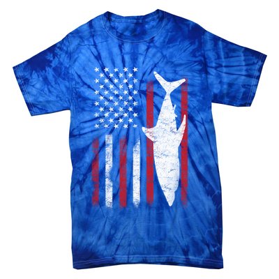 American Shark Flag Tie-Dye T-Shirt