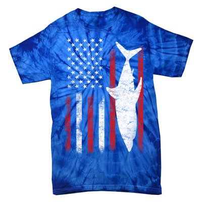 American Shark Flag Tie-Dye T-Shirt