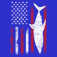 American Shark Flag Toddler T-Shirt