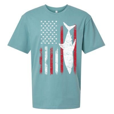 American Shark Flag Sueded Cloud Jersey T-Shirt