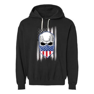 American Skull Bandana Garment-Dyed Fleece Hoodie