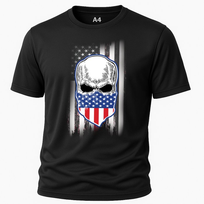 American Skull Bandana Cooling Performance Crew T-Shirt