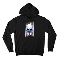 American Skull Bandana Hoodie