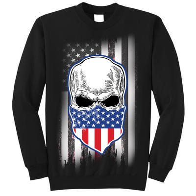 American Skull Bandana Sweatshirt