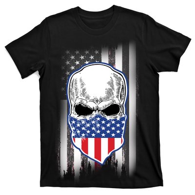 American Skull Bandana T-Shirt