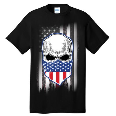 American Skull Bandana Tall T-Shirt