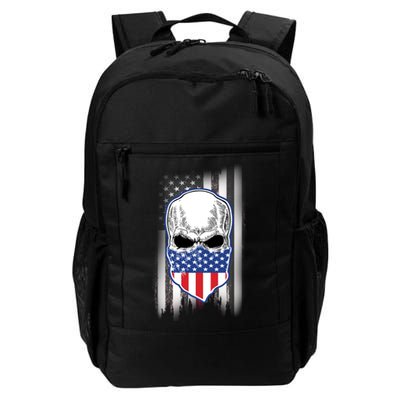 American Skull Bandana Daily Commute Backpack