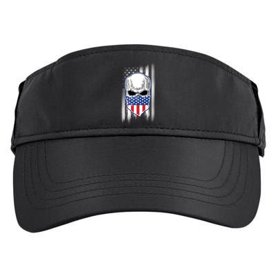 American Skull Bandana Adult Drive Performance Visor