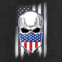 American Skull Bandana 11oz C Handle Ceramic Mug