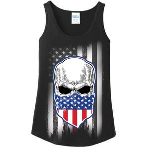 American Skull Bandana Ladies Essential Tank