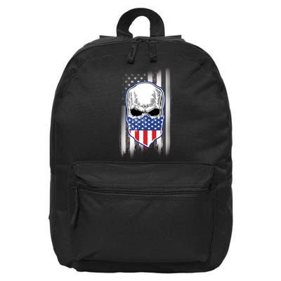 American Skull Bandana 16 in Basic Backpack