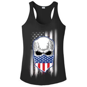 American Skull Bandana Ladies PosiCharge Competitor Racerback Tank