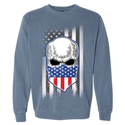 American Skull Bandana Garment-Dyed Sweatshirt