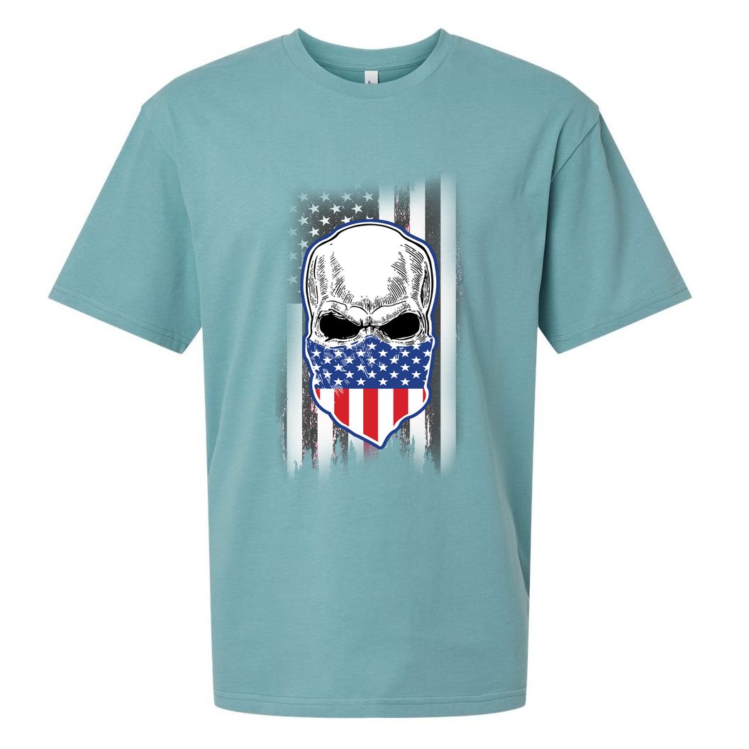 American Skull Bandana Sueded Cloud Jersey T-Shirt