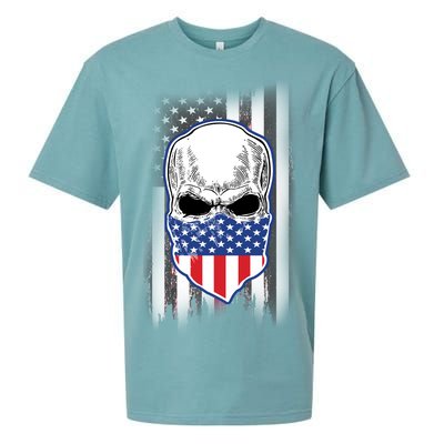 American Skull Bandana Sueded Cloud Jersey T-Shirt