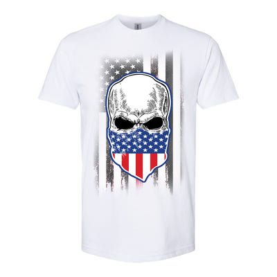 American Skull Bandana Softstyle CVC T-Shirt