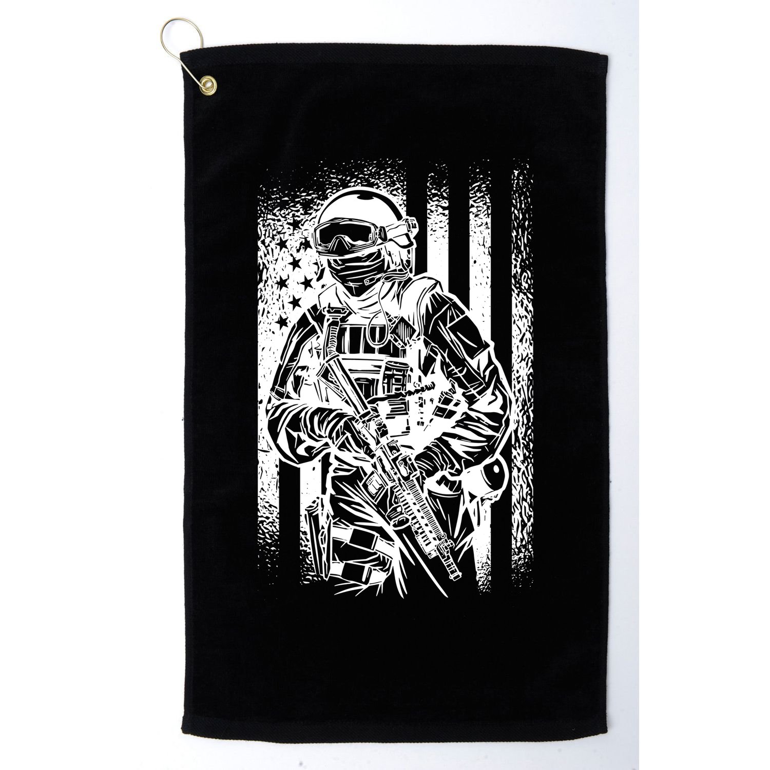 American Soldier Vintage Golf Towel