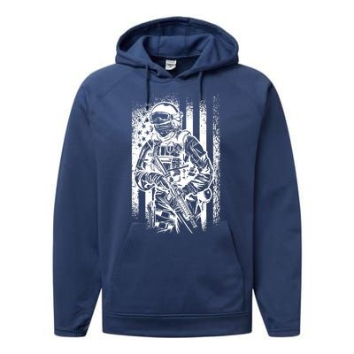 American Soldier Vintage Performance Fleece Hoodie