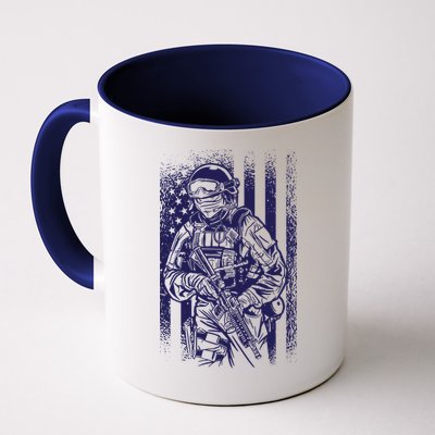 American Soldier Vintage Mug