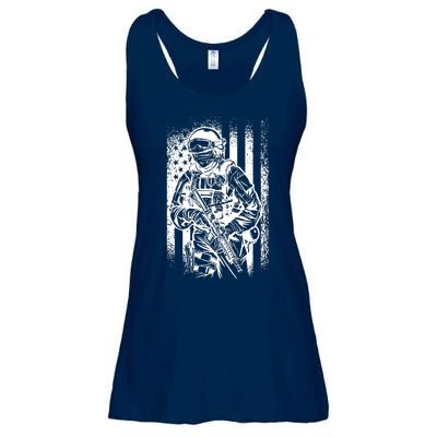 American Soldier Vintage Ladies Essential Flowy Tank