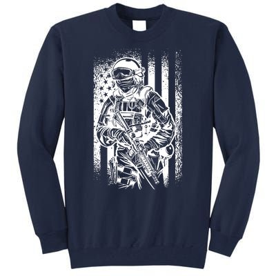 American Soldier Vintage Tall Sweatshirt