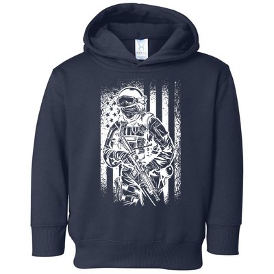 American Soldier Vintage Toddler Hoodie