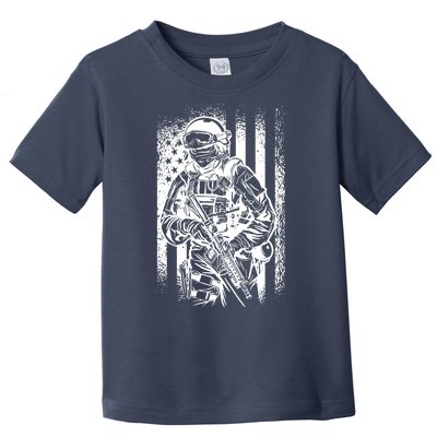 American Soldier Vintage Toddler T-Shirt