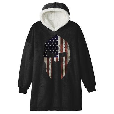 American Spartan Hooded Wearable Blanket