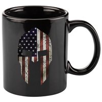 American Spartan 11oz C Handle Ceramic Mug