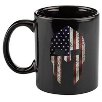 American Spartan 11oz C Handle Ceramic Mug