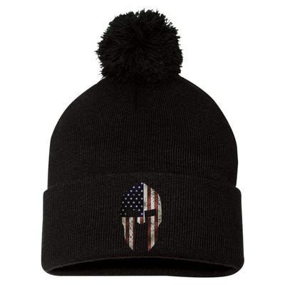 American Spartan Pom Pom 12in Knit Beanie