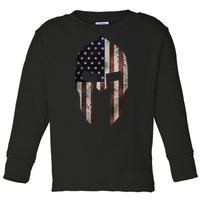 American Spartan Toddler Long Sleeve Shirt