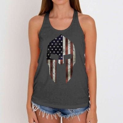 American Spartan Women's Knotted Racerback Tank